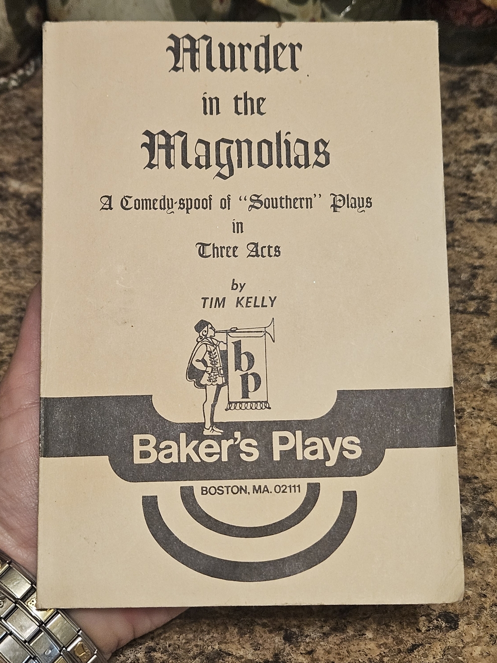 Baker's Plays: Murder in the Magnolias (Cream)